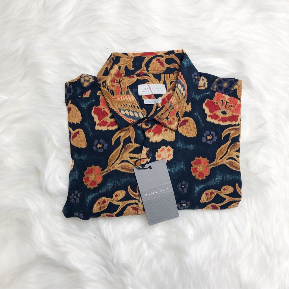 Zara man dress shirts size large NWT